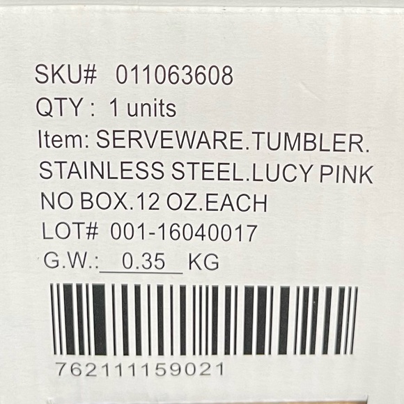 🌷NEW in Box! Starbucks Lucy Curvy Pink Tumbler Very Rare Collectible - Picture 6 of 6